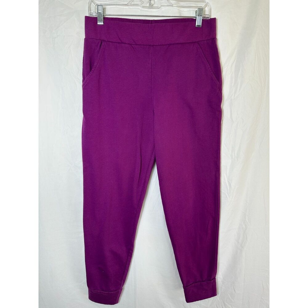 Energie Women's Athleisure Purple Joggers, Size M Slash Pockets